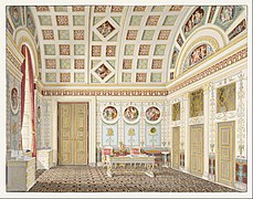 Франц Ксавер Нахтманн - Мюнхендегі Резиденция сарайында Людвиг I корольдің киінетін бөлмесі - Google Art Project.jpg