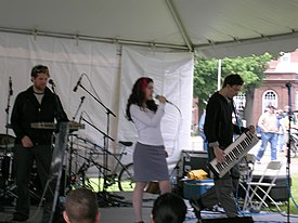 Freezepop performing at the Cambridge River Festival on June 18, 2005 Freezepop.jpg