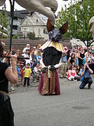 Анубис 2008 жылғы Fremont Solstice шеруінде