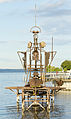 English: The boat of sound (Klangschiff "Im Augenblick") from Helmut Lutz in Friedrichshafen. Deutsch: Das Klangschiff "Im Augenblick" von Helmut Lutz in Friedrichshafen.