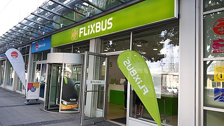 Flixbus ticket office in Dresden