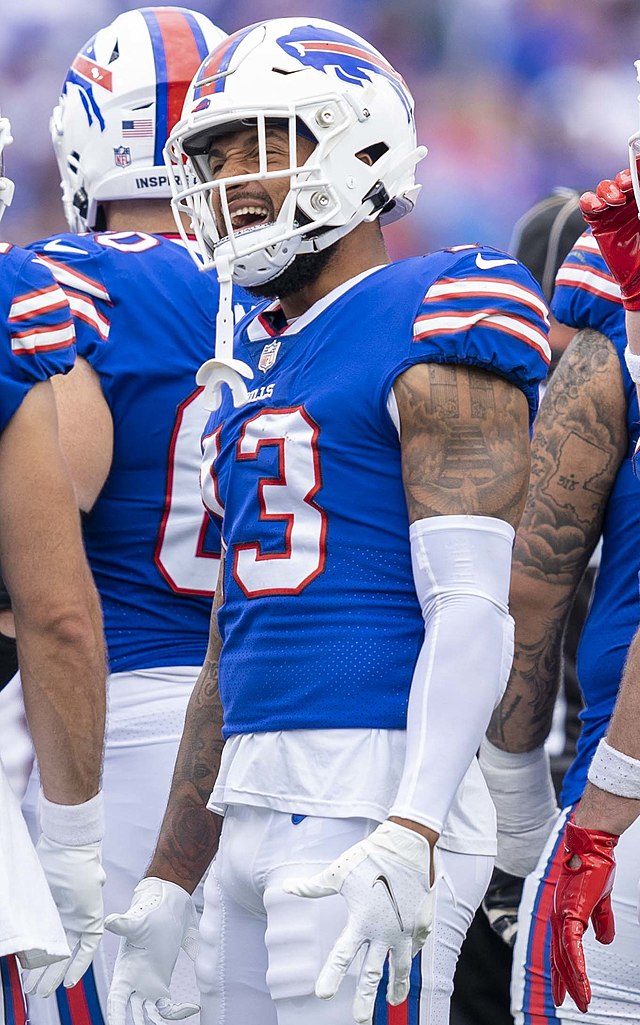 DETROIT, MI - NOVEMBER 24: Buffalo Bills WR Gabe Davis (13) before