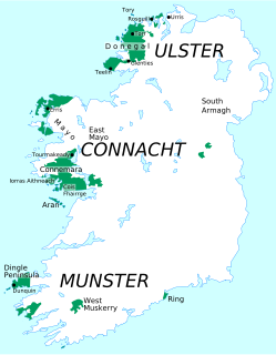 Munster Irish Dialect of the Irish language spoken in the province of Munster
