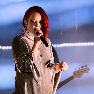 Shirley Manson Scottish singer and artist