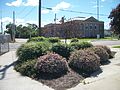 The site of Patchogue LIRR station's former PD Tower...