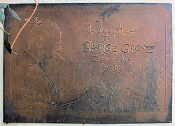 Gedenktafel Savignyplatz 5 (Charl) George Grosz.jpg