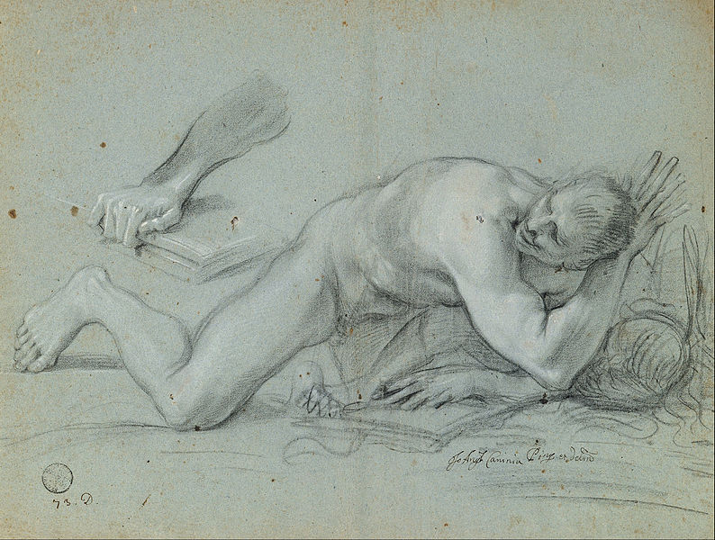 File:Giovanni Angelo Canini - Study for a Fallen Angel - Google Art Project.jpg