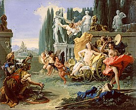 Giambattista Tiepolo, L'Empire de Flore (1730–1735), musée des Beaux-Arts de San Francisco.