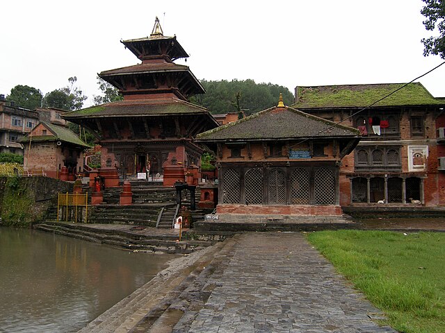 The Mahadev Temple in Gokarna, Nepal, a conservation project of the International Fund for Monuments.