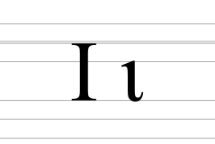 Letra griega iota en líneas de fuente.svg