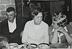 Grigoriy Zukovskiy, his wife and younger daugther who wear the peruke. The peruke was purchased abroad by her husband, a seaman of the ship Metallurg Anosov. The photo was maden in the second part of 1971 or in 1972.