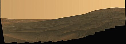 Sand dune on Mars