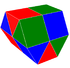 Gyrated triangular prismatic honeycomb.png