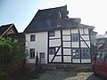 Two-storey half-timbered building