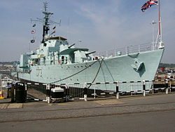 HMS Cavalier museolaivana.