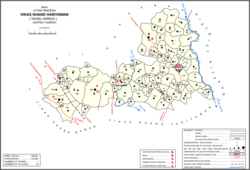 Map showing Kurseli (#058) in Hariyawan CD block