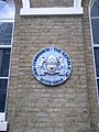 Plaque outside the High Commission depicting the Coat of arms of Botswana