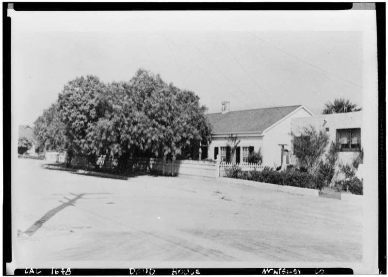 File:Historic American Buildings Survey Louis Sanchez Collection, Oakland Circa 1920 - Frances Doud House, 177 Van Buren Street, Monterey, Monterey County, CA HABS CAL,27-MONT,38-1.tif