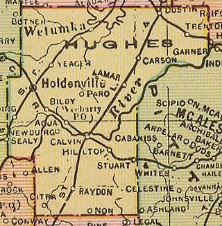 <span class="mw-page-title-main">Hughes County, Oklahoma</span> County in Oklahoma, United States