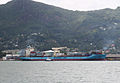 Claes Maersk au port Victoria, Ile de Mahe