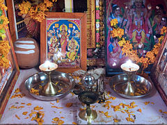 A family altar. India