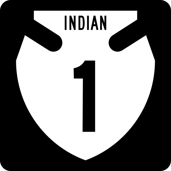 File:Indian Route 1.svg