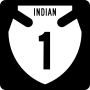 Thumbnail for File:Indian Route 1.svg