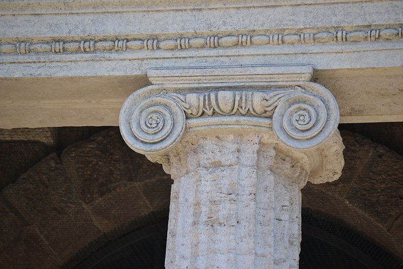 File:Ionic capital, Temple of Portunus.JPG
