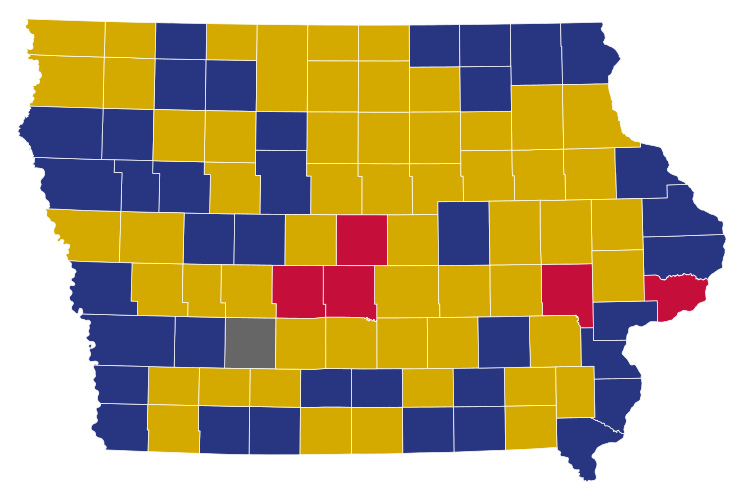 File:Iowa Republican Presidential Caucuses Election Results by County, 2016.svg