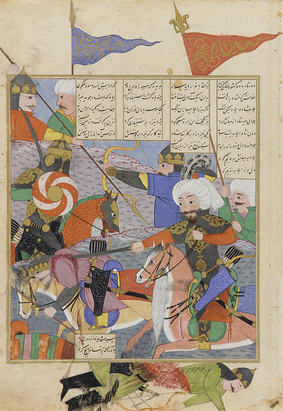 File:Iran, Battle Between Kay Khusraw and Afrasiyab, by Salik b. Sa'id, 1493-1494 AD.jpg