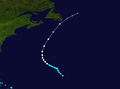 Hurricane Isaac track map