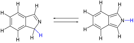 Isoindole tautomerism