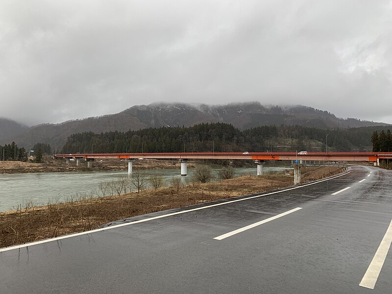 File:Iwatsu Bridge, Aga, Niigata, Japan, March 2021.jpg