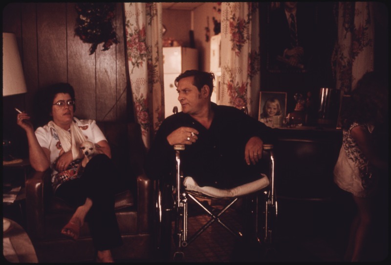 File:JACK SMITH, 42, A DISABLED MINER FROM RHODELL, WEST VIRGINIA NEAR BECKLEY, WITH HIS WIFE, DELLA MAE - NARA - 556576.tif