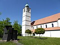 Jakob Engler (1939) Bildhauer. Raumskulptur (2007) Kreuz-Licht-Kapelle, Münchenstein