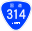 Japanese National Route Sign 0314.svg