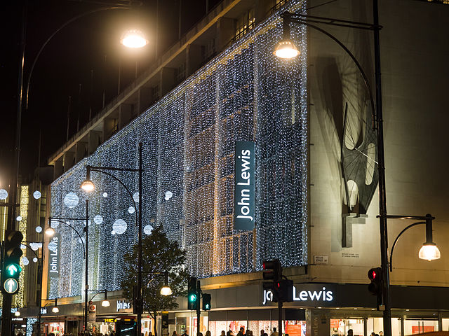 John Lewis & Partners' flagship department store on Oxford Street, London