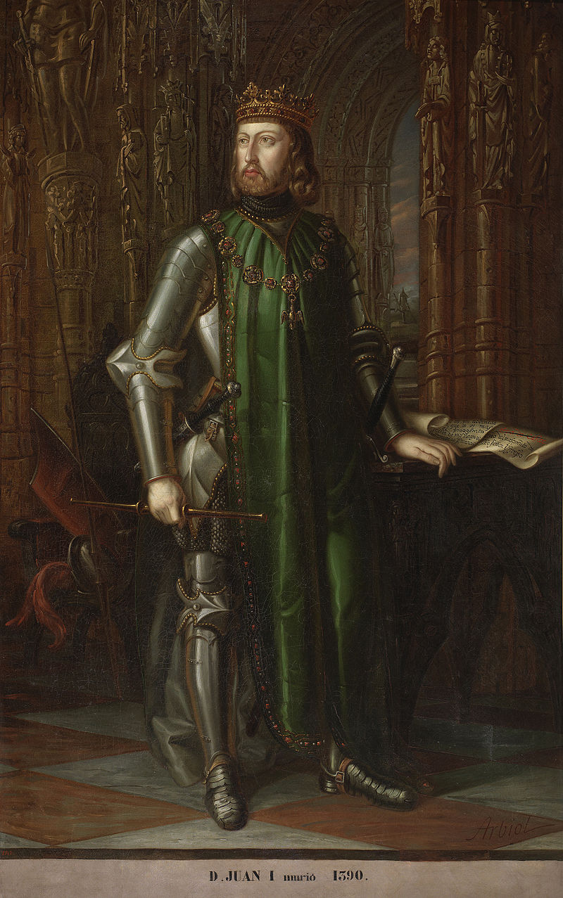 Jean Ier de Castille. Peinture de Vicente Arbiol.