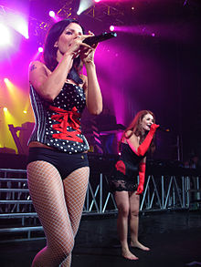 t.A.T.u. performing in Moscow, Russia in 2008