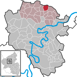 Kaart van Kaifenheim