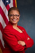 Karen Bass, United States Representative from California, Speaker of the California State Assembly, recipient of Profile in Courage Award for work during Great Recession