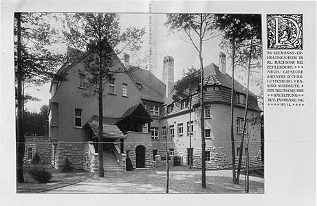 Kasino Seemannsheim Kleinmachnow 1911an (Alemania)