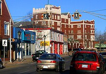 The former DAR hotel, the Cornwallis Inn in Kentville. Kentville Hotel.jpg