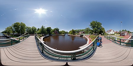 Kesselschleuse Emden Panorama