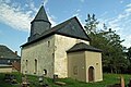 Kirche St. Jakob mit Ausstattung, Friedhof mit Freialtar, Andachtsstätte und Ummauerung