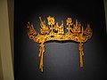 Replica of a gilt-bronze crown from Goguryeo believed to have once adorned the head of a bodhisattva image.
