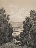 «Krogkleven», versjon til en utgave av Norge fremstillet i Tegninger, opprinnelig utgitt 1848.[7]
