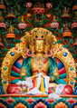 Statue of a bodhisattva in Matho monastery, Ladakh Sony A7S, 50mm ƒ1.8