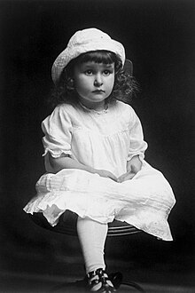 Lady Bird Taylor Johnson around age three in East Texas