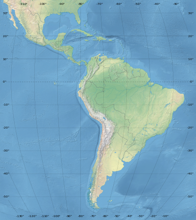 Carte des centrales nucléaires en Amérique latine